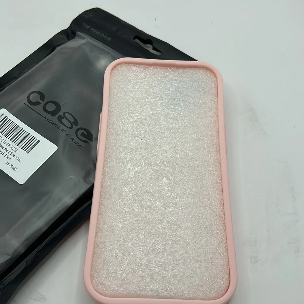 NWOT iPhone 15 case. Pink leopard cheetah